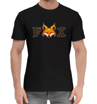 Хлопковая футболка Fox