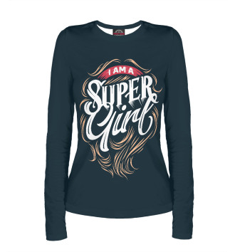 Лонгслив I am super girl