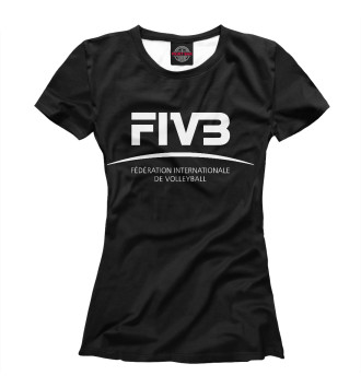 Женская Футболка FIVB Волейбол