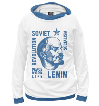 Худи для девочек Ленин