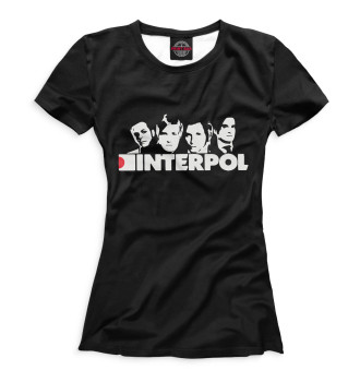 Женская Футболка Interpol