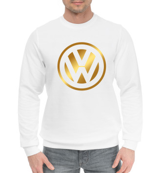 Мужской Хлопковый свитшот Volkswagen Gold