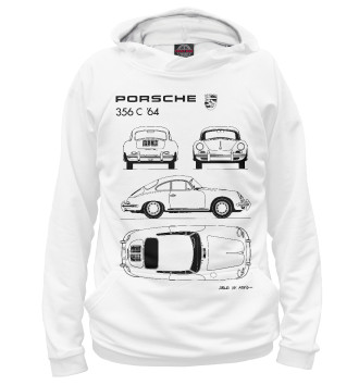 Мужское Худи Porsche 356 C '64