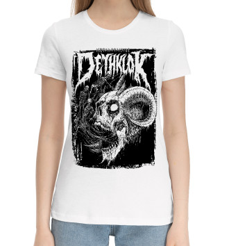 Женская Хлопковая футболка Dethklok