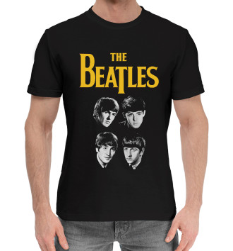 Хлопковая футболка The beatles