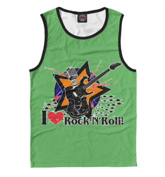 Майка для мальчиков I love Rock-n-nRoll