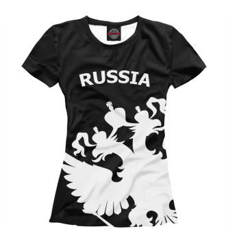 Женская Футболка Russia Black&White Collection