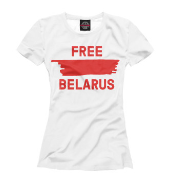 Футболка для девочек Free Belarus