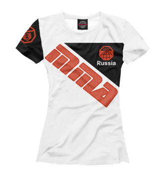 Футболка для девочек Россия ММА