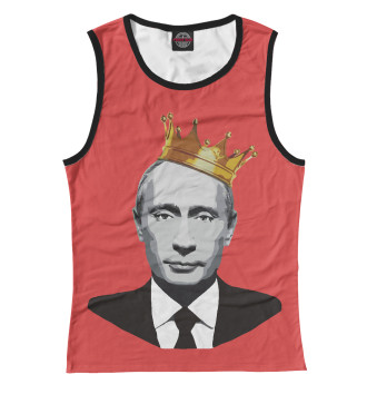 Женская Майка Putin King