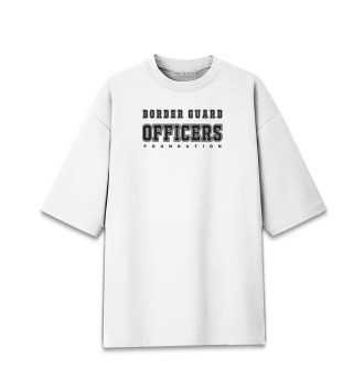 Женская Хлопковая футболка оверсайз Border Guard OFFICERS Fund