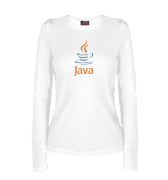 Женский Лонгслив Java Logo