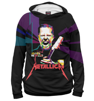 Худи для девочек Metallica James Alan Hatfield