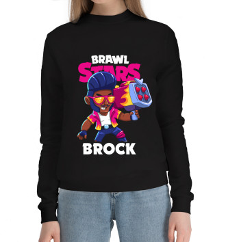 Хлопковый свитшот Brawl Stars, Brock