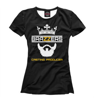 Женская Футболка Brazzers Casting-producer
