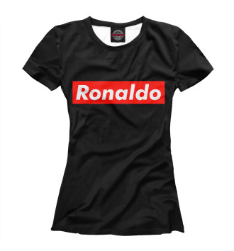 Женская Футболка Ronaldo
