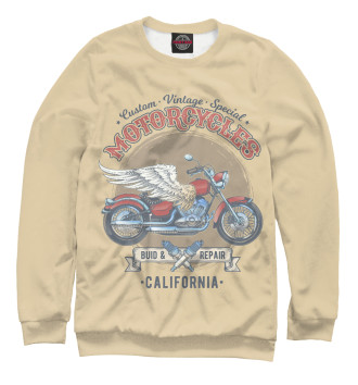Свитшот для девочек Vintage Motorcycles