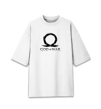 Хлопковая футболка оверсайз God of war
