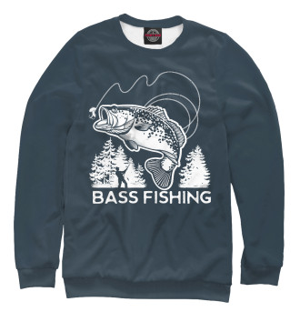Женский Свитшот Bass Fishing