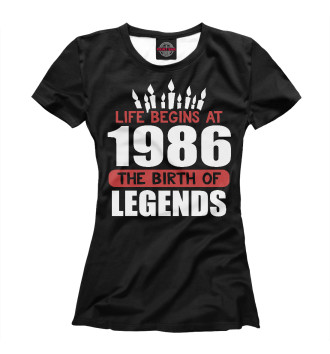 Футболка 1986 - рождение легенды