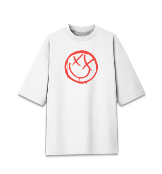 Хлопковая футболка оверсайз Blink-182
