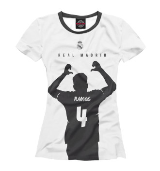 Женская Футболка Sergio Ramos