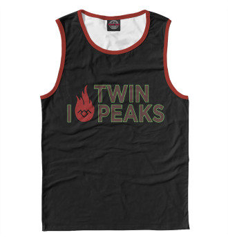 Майка для мальчиков I Love Twin Peaks