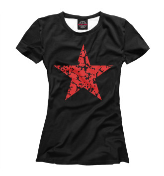 Женская Футболка USSR Star