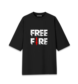 Хлопковая футболка оверсайз Garena Free Fire
