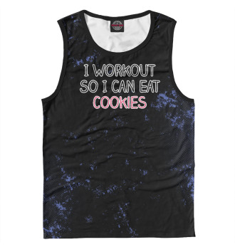 Майка I Workout So I Can Eat Cook
