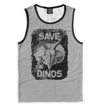 Майка для мальчиков Save the dinos