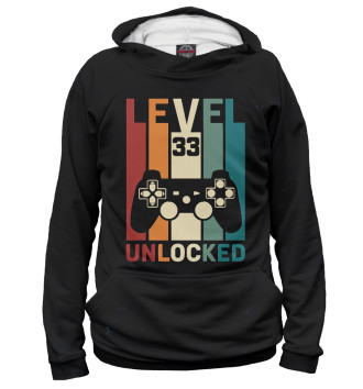 Худи для мальчиков Level 33 Unlocked