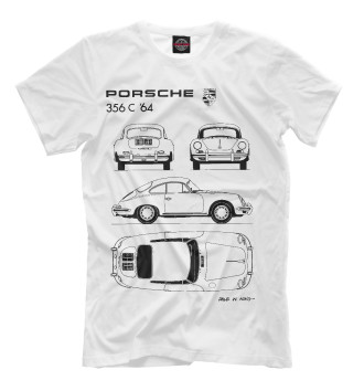 Мужская Футболка Porsche 356 C '64