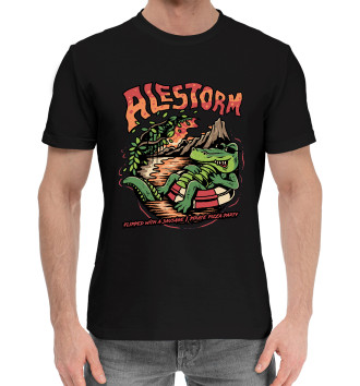 Мужская Хлопковая футболка Alestorm