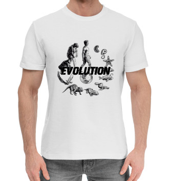 Мужская Хлопковая футболка Evolution