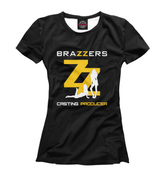 Женская Футболка Brazzers Casting-producer