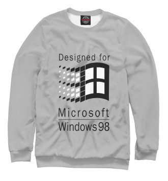 Мужской Свитшот Microsoft Wiindows 98