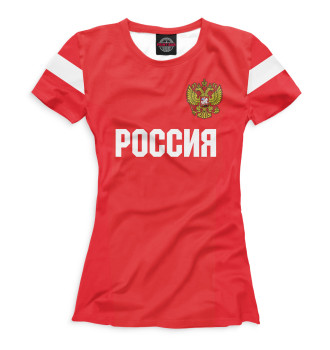 Женская Футболка Сборная России