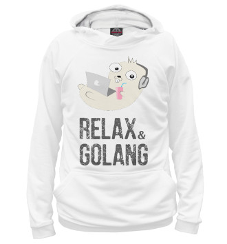 Худи для девочек Relax & Golang