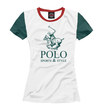 Женская Футболка Polo Sport