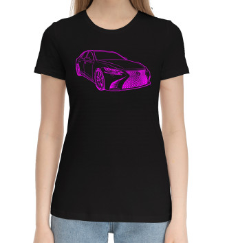 Женская Хлопковая футболка Lexus