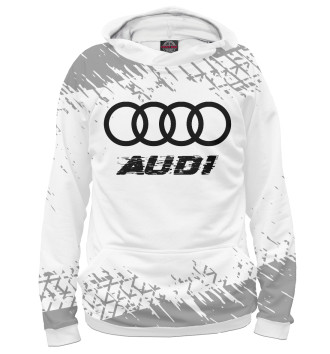 Мужское Худи Audi Speed Tires Logo