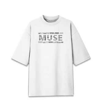 Хлопковая футболка оверсайз Muse