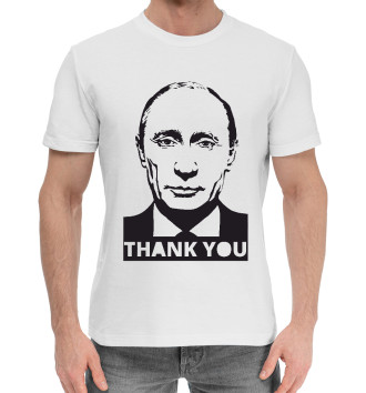 Хлопковая футболка Putin - Thank You