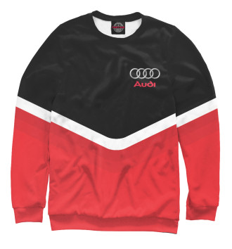 Женский Свитшот Audi Black & Red