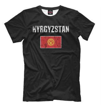 Мужская Футболка Kyrgyzstan