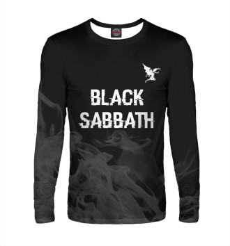 Мужской Лонгслив Black Sabbath Glitch Black