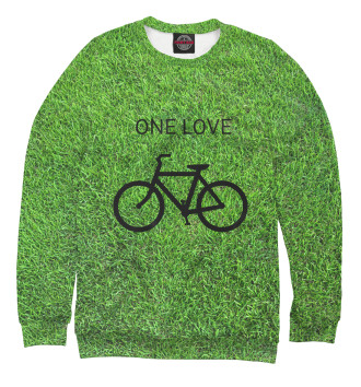 Свитшот для девочек Велосипед одна любовь