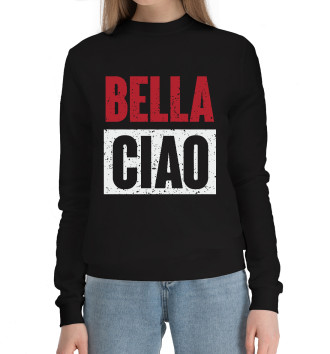 Женский Хлопковый свитшот Bella Ciao