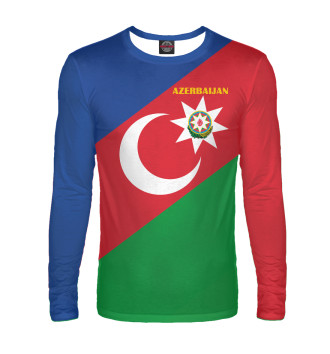 Лонгслив Azerbaijan - герб и флаг